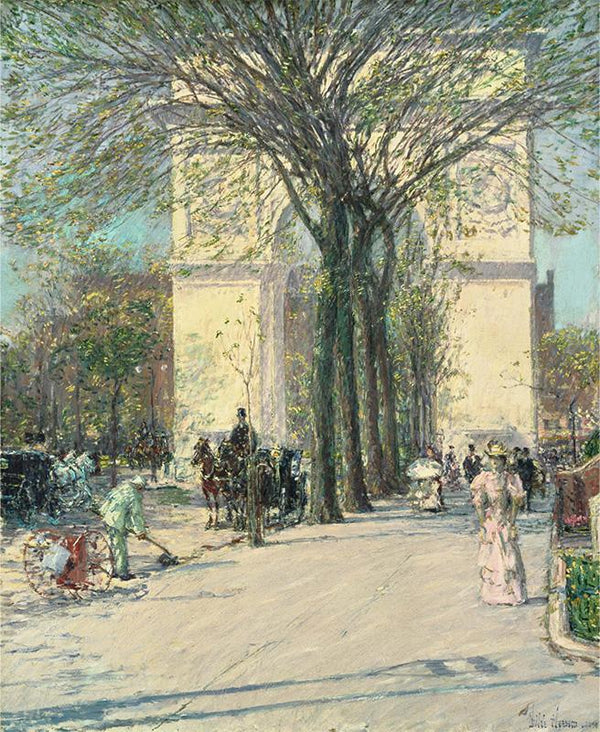 Washington Arch, Spring