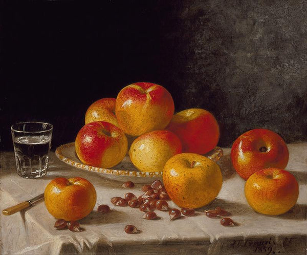 Still Life, Apples and Chestnuts