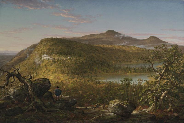 A View of the Two Lakes and Mountain House, Catskill Mountains, Morning