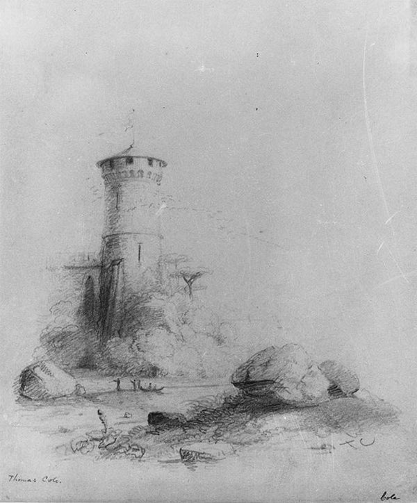 Landscape with Tower (from McGuire Scrapbook)