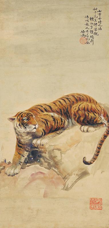 Tiger painting