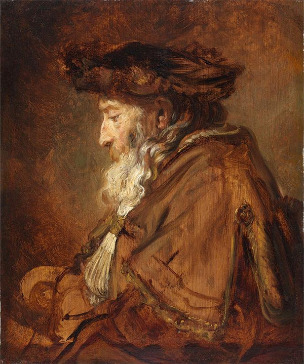 Portrait of an Old Man (Possibly a Rabbi)