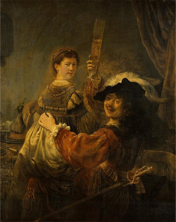 Rembrandt and Saskia in the Scene of the Prodigal Son