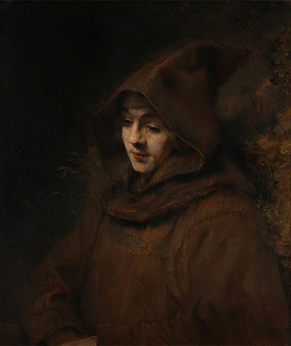 Rembrandts Son Titus in a Monks Habit