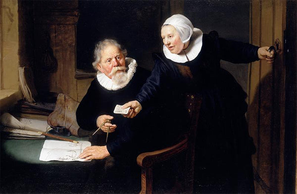 The Shipbuilder and his Wife Jan Rijcksen (15602-1637) and his Wife, Griet Jans