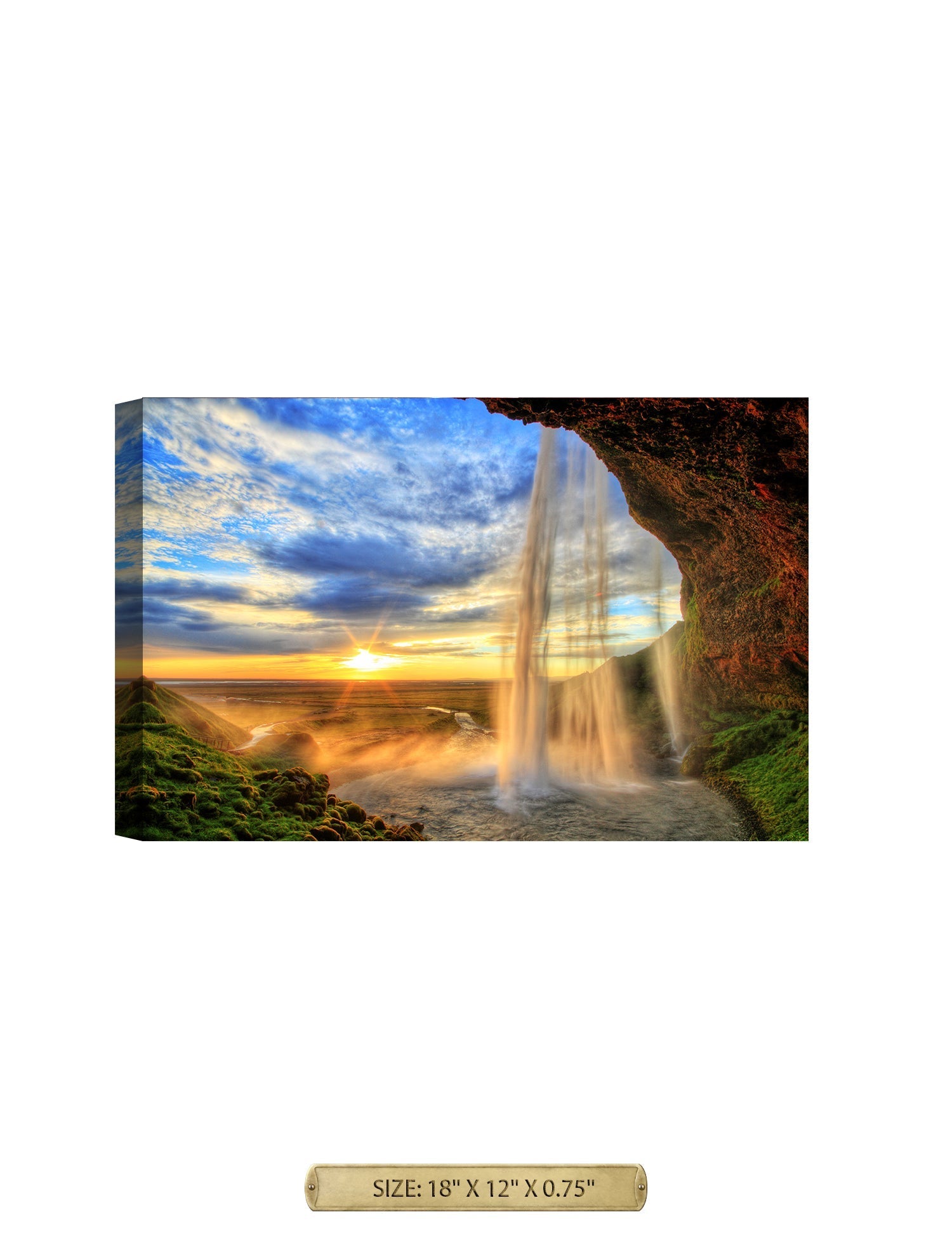 The Waterfall in Seljalandfoss.