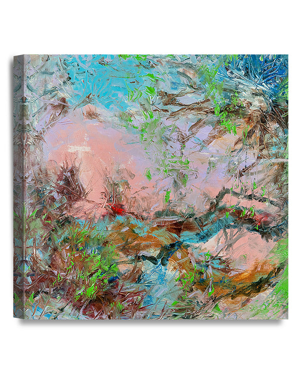 DECORARTS - A New Dawn by David Ma. Abstract Landscape Wall Art. Giclee Prints Canvas Fine Art for Wall Decor Ready to Hang.