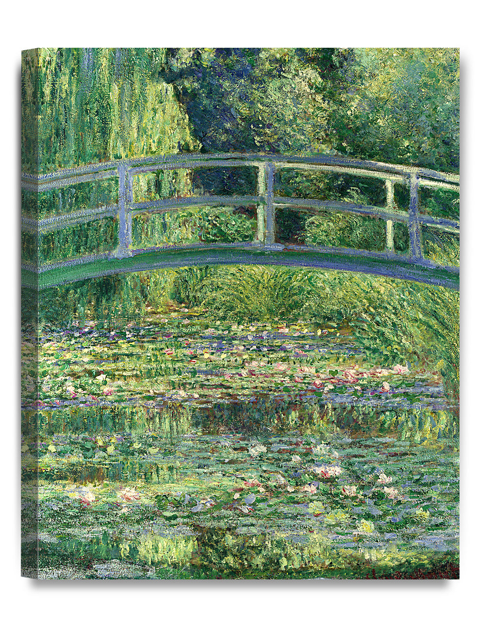 The Japanese Bridge (The Water-Lily Pond). Claude Monet.