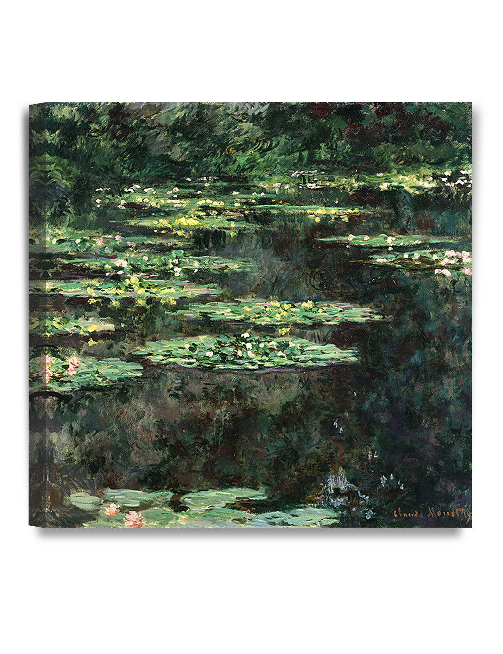 Water Lilies 1904. Claude Monet Art Reproduction.