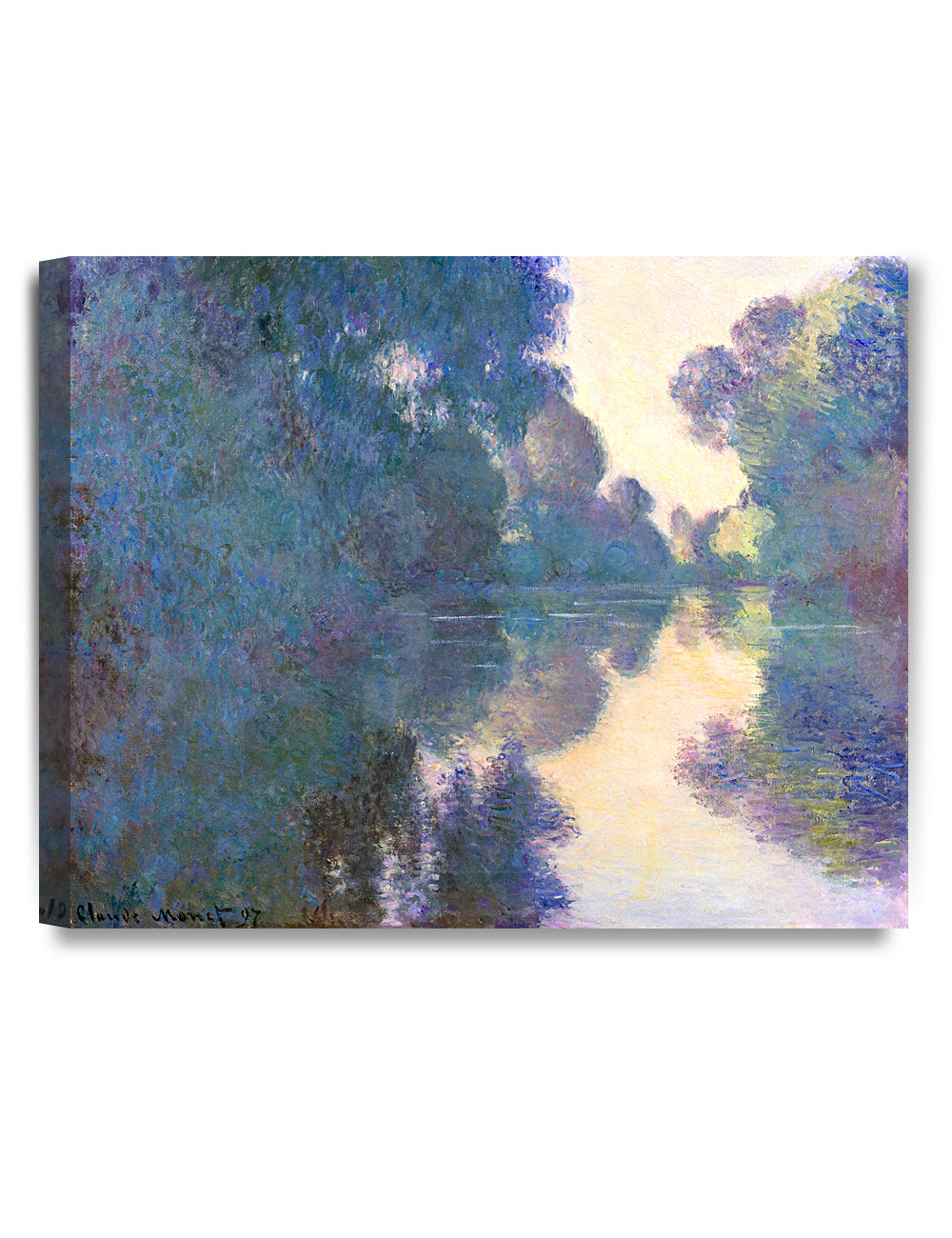 Morning on the Seine near Giverny by Claude Monet.