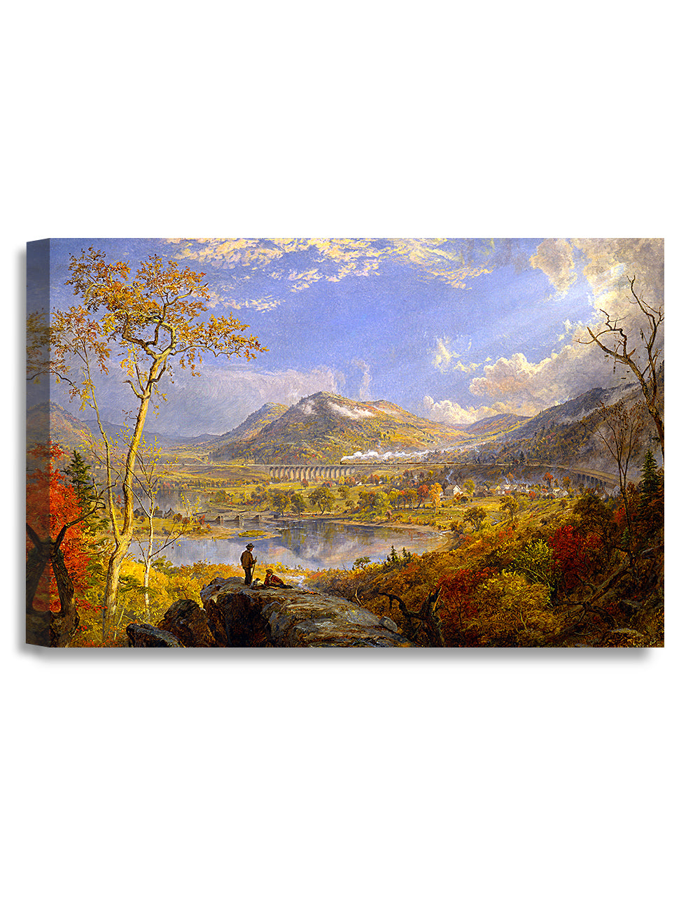 Starrucca Viaduct Pennsylvania by Jasper Francis Cropsey.