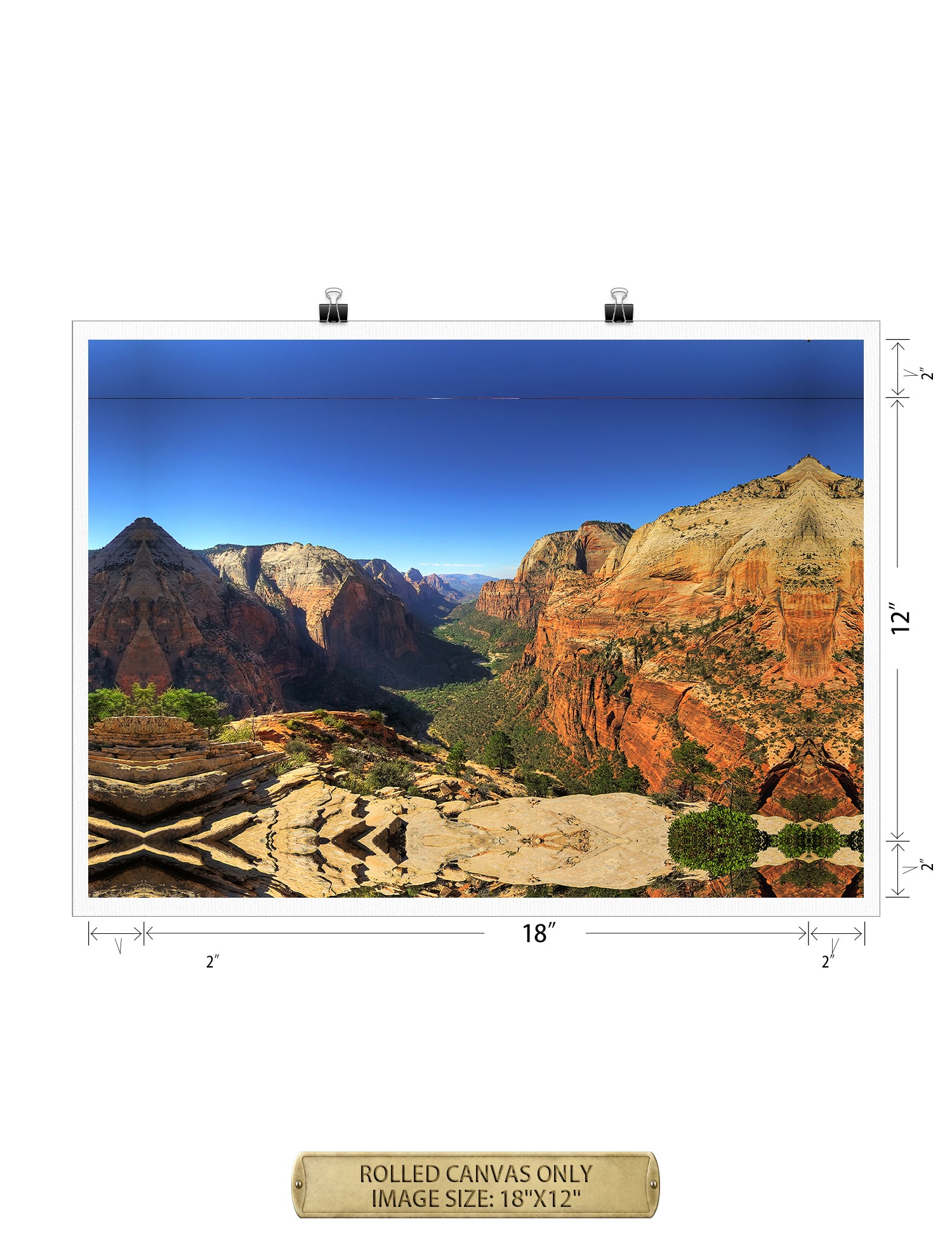 Angel's Landing at Zion National Park, Utah.