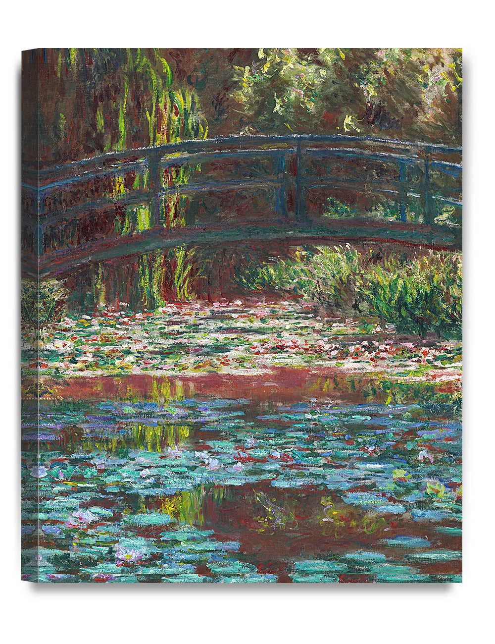 Estanque de nenúfares, 1900. Reproducción artística de Claude Monet.