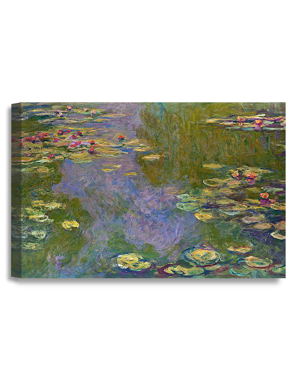 Nenúfares. Reproducción artística de Claude Monet.