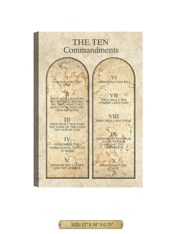 The Ten Commandments (Jewish Talmud Version).