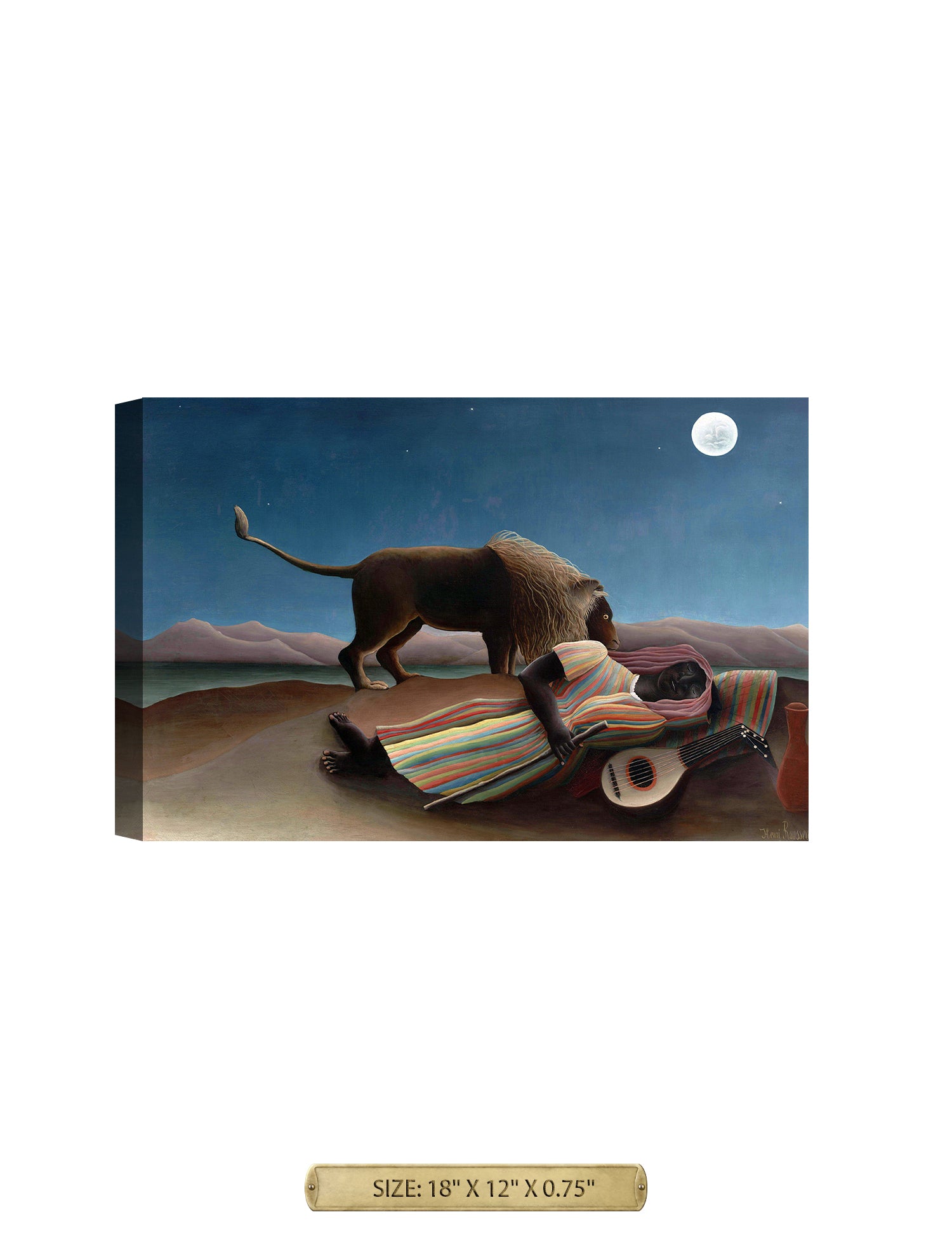 Sleeping Gypsy by Henri Rousseau.