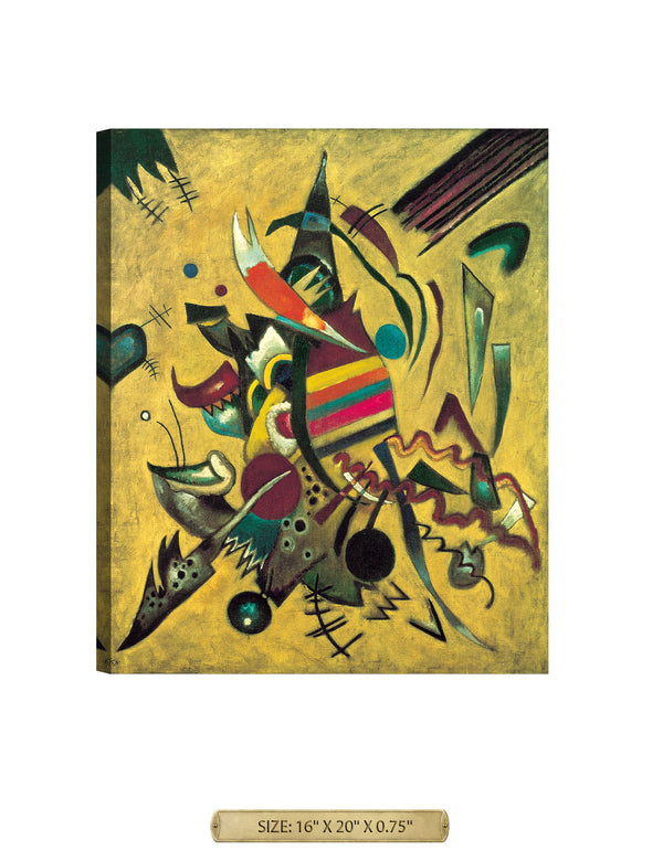 Points, 1920, Wassily Kandinsky Abstract Wall Art. Archival Giclee Print on your choice of Canvas or Paper.  Rolled or Ready to Hang.
