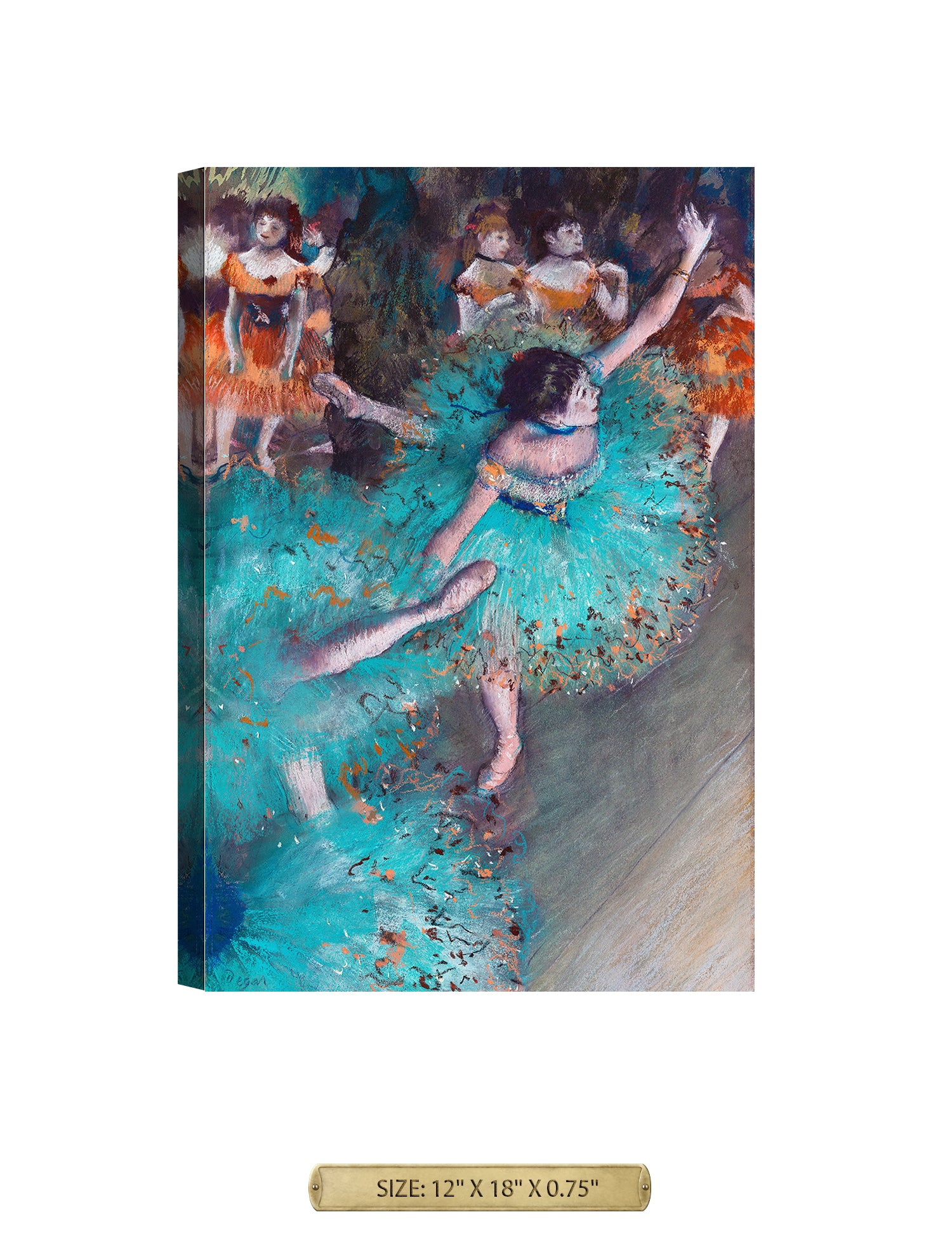 Dancer in Green by Edgar Degas.