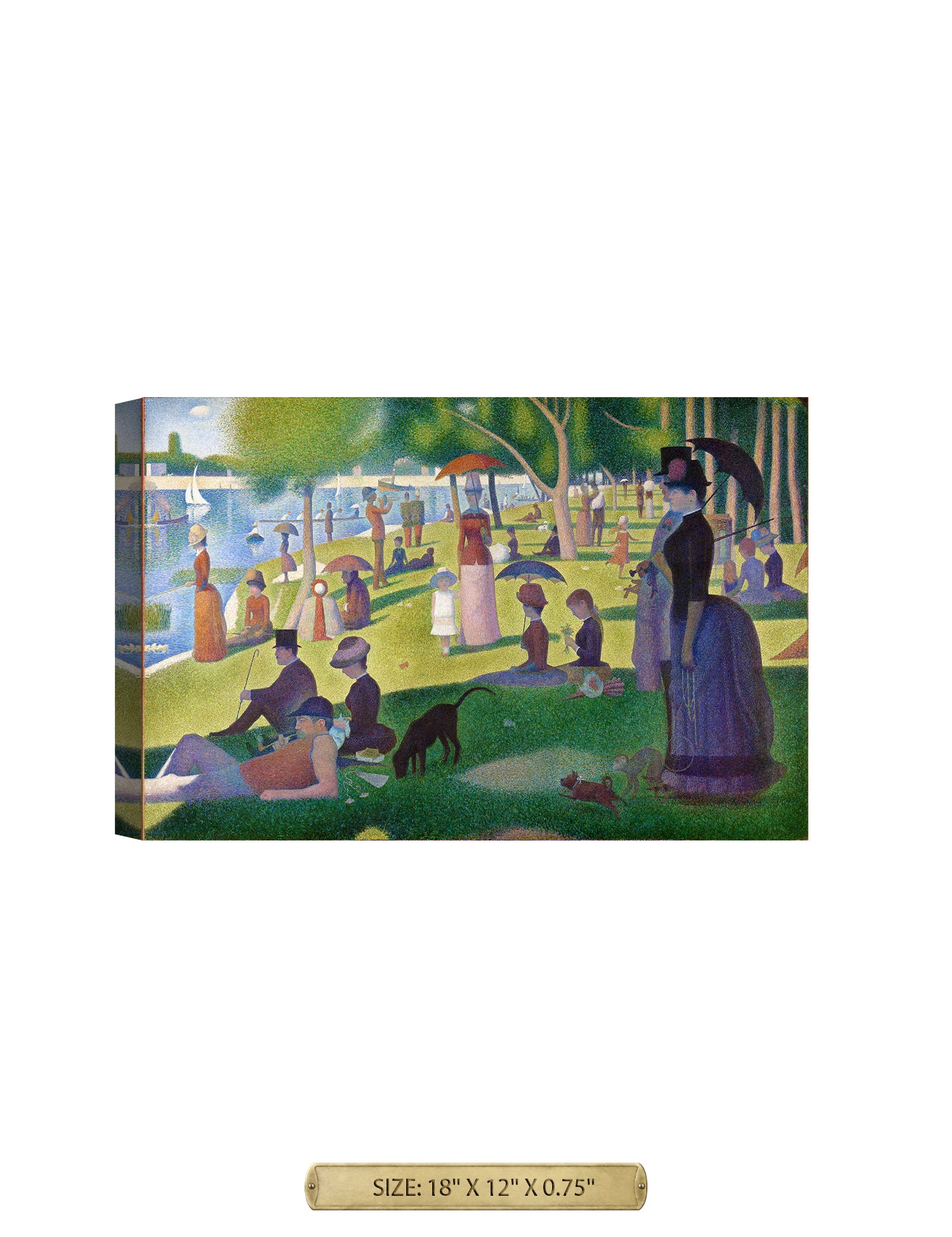 A Sunday on La Grande Jatte by Georges Seurat.