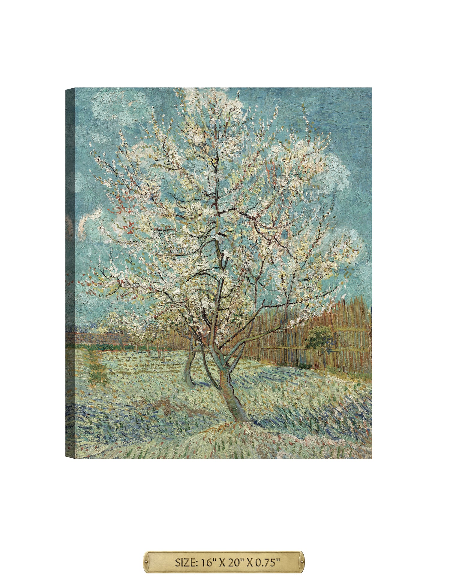 The Pink Peach Tree by Vincent Van Gogh.