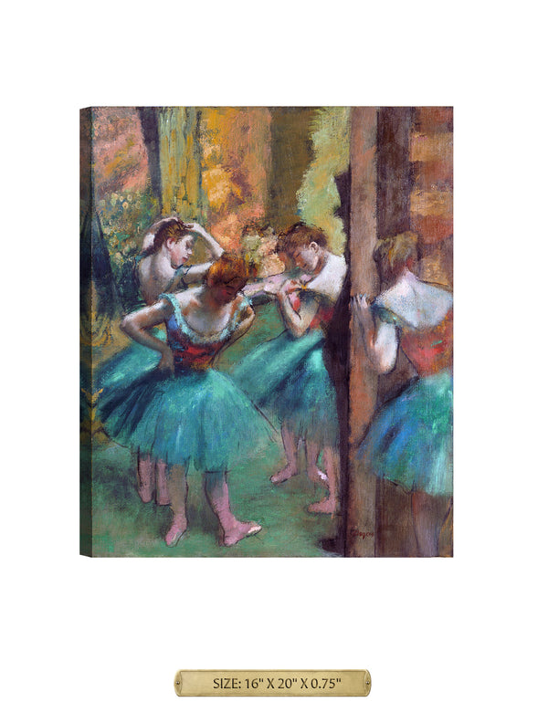Dancers, Pink and Green by Edgar Degas.