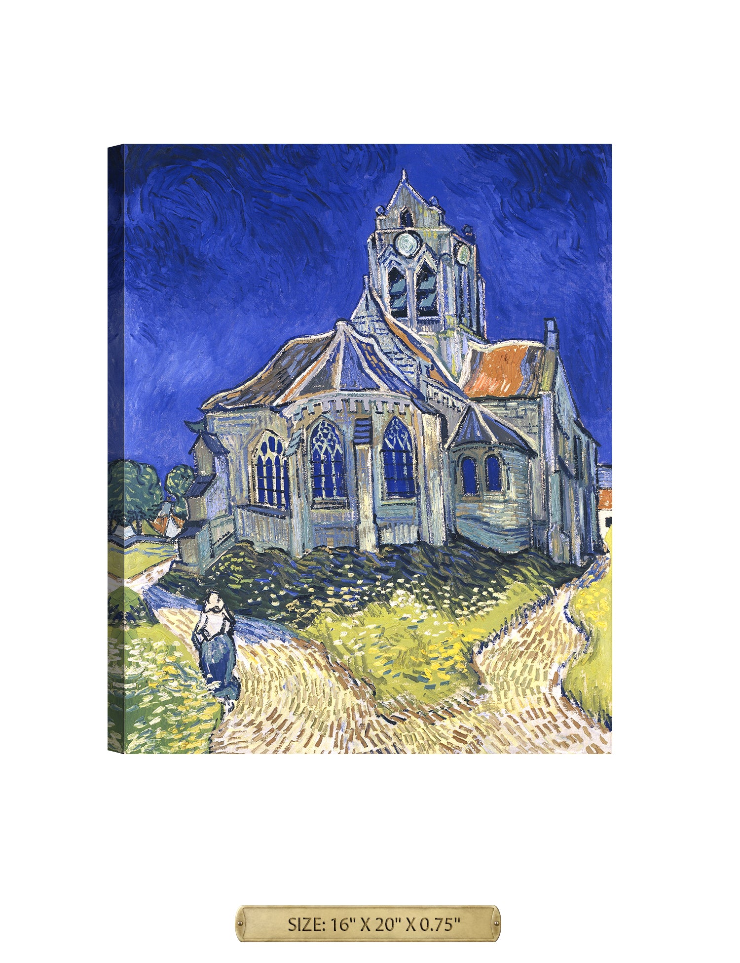 The Church at Auvers by Vincent Van Gogh.