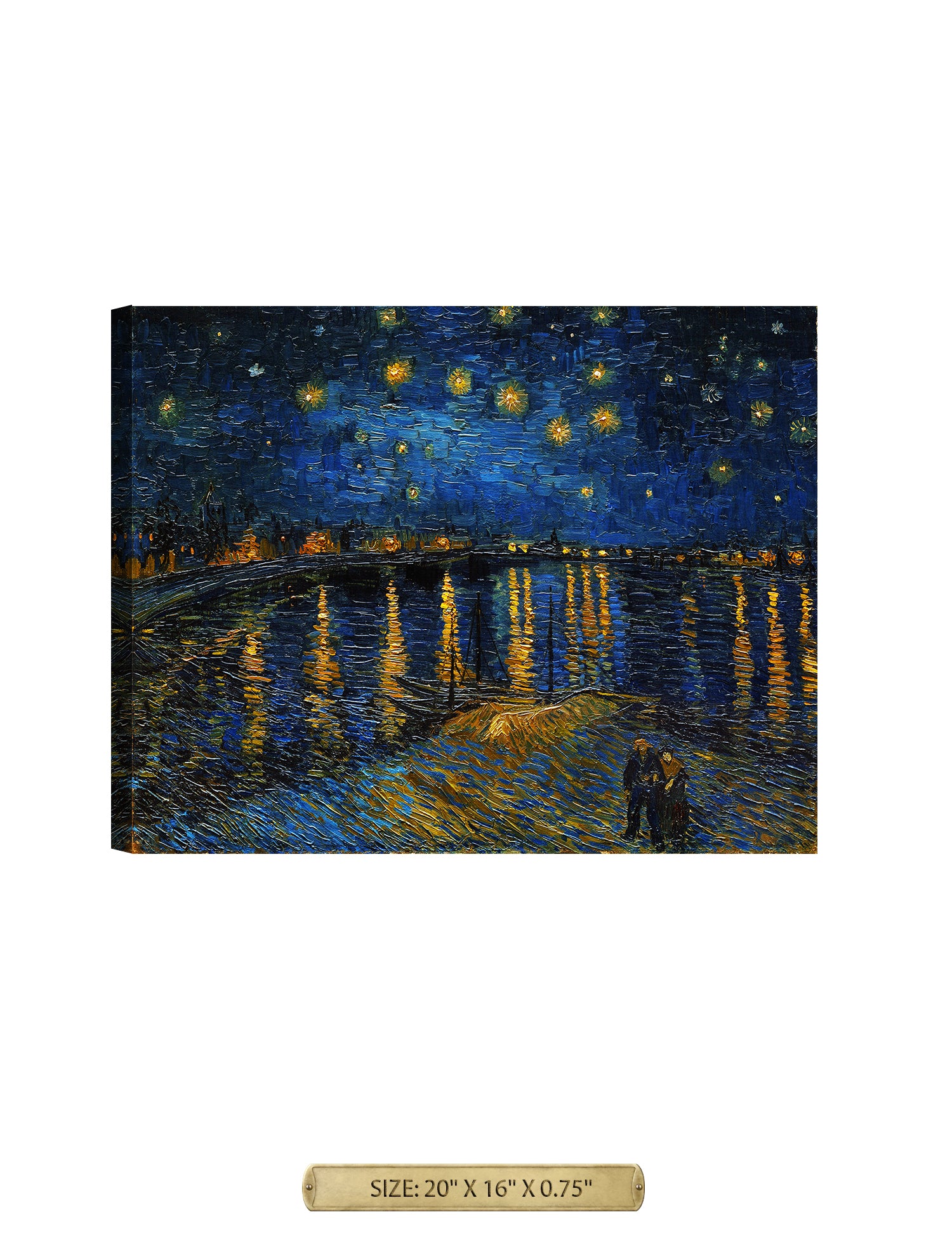 Starry Night Over The Rhone by Vincent Van Gogh.