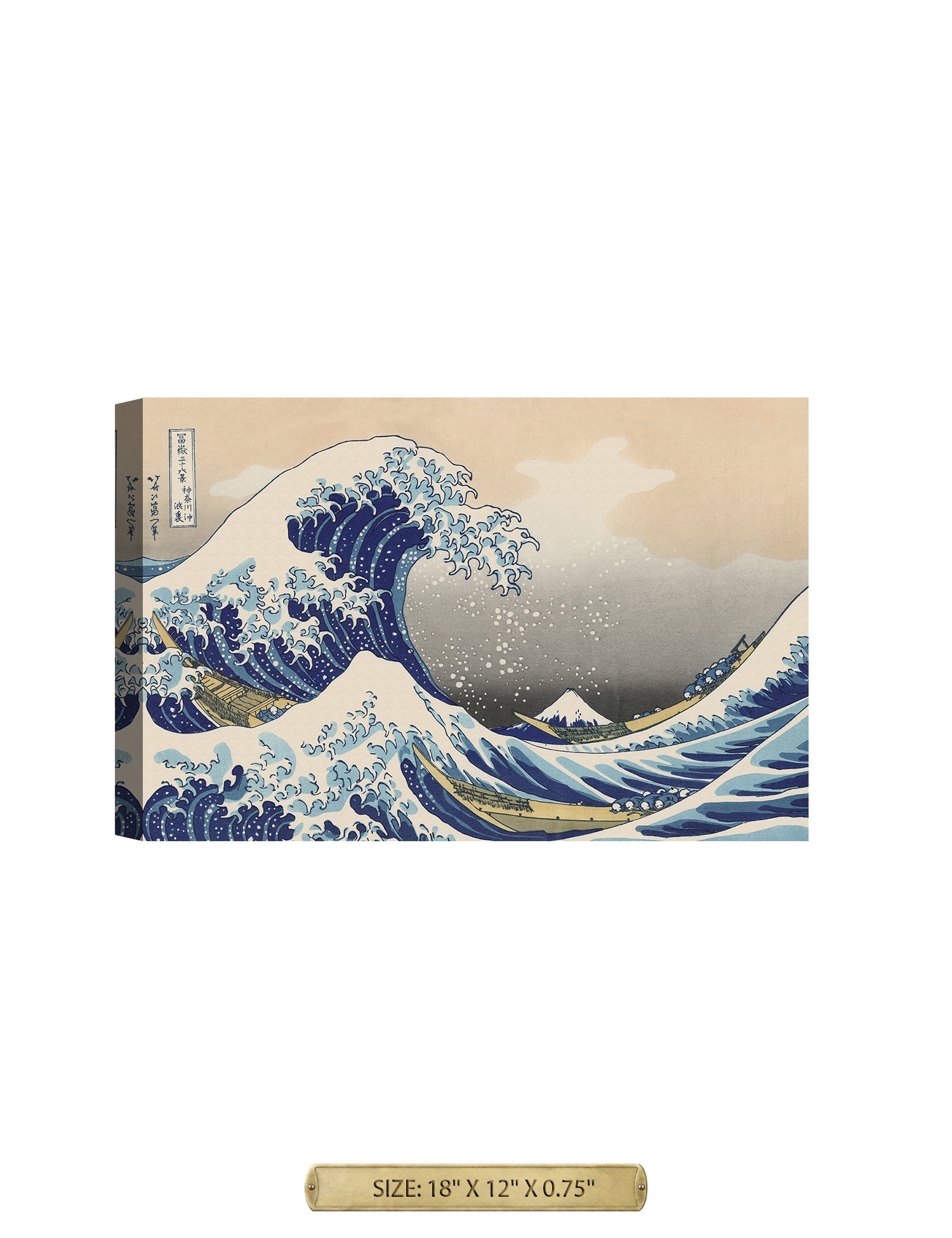 The Great Wave off Kanagawa(Triptych).