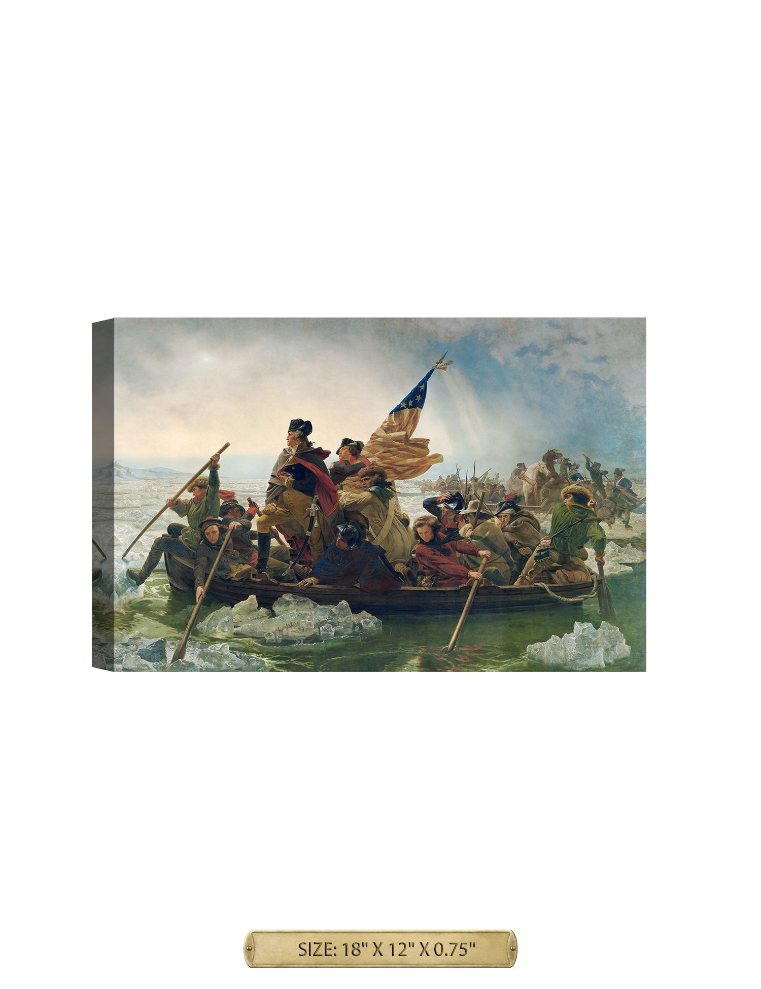 Washington Crossing the Delaware by Emanuel Leutze.