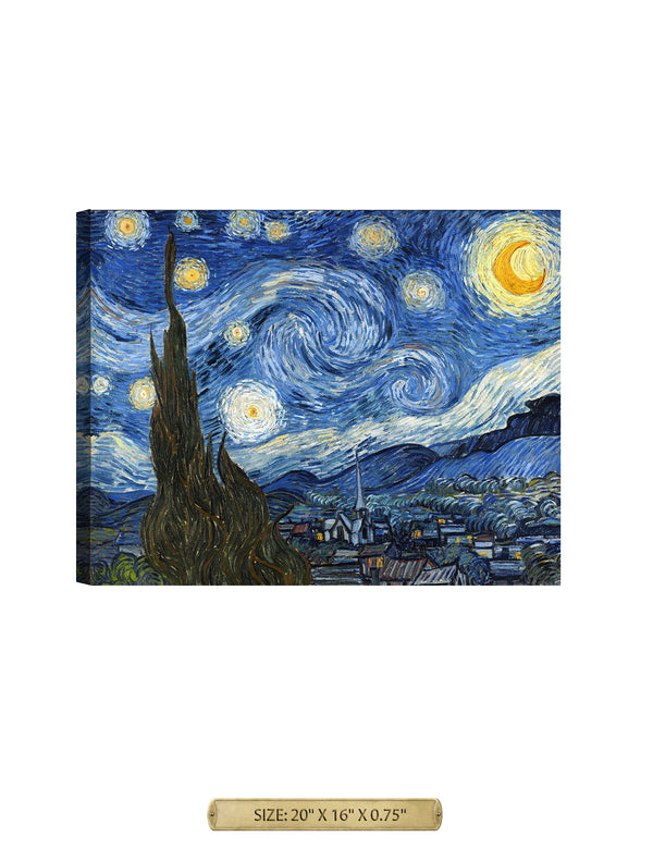 Starry Night by Vincent Van Gogh.