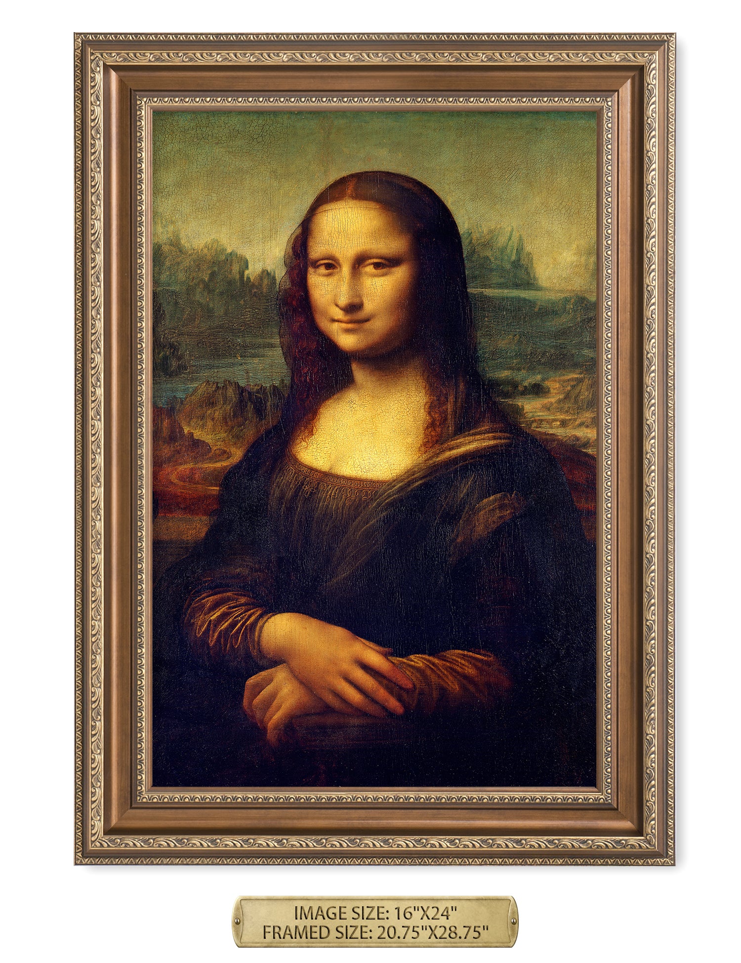 75枚限定 Leonardo Da Vinci Mona Lisa Mona Lisa by Leonardo Da Vinci. – DecorArts